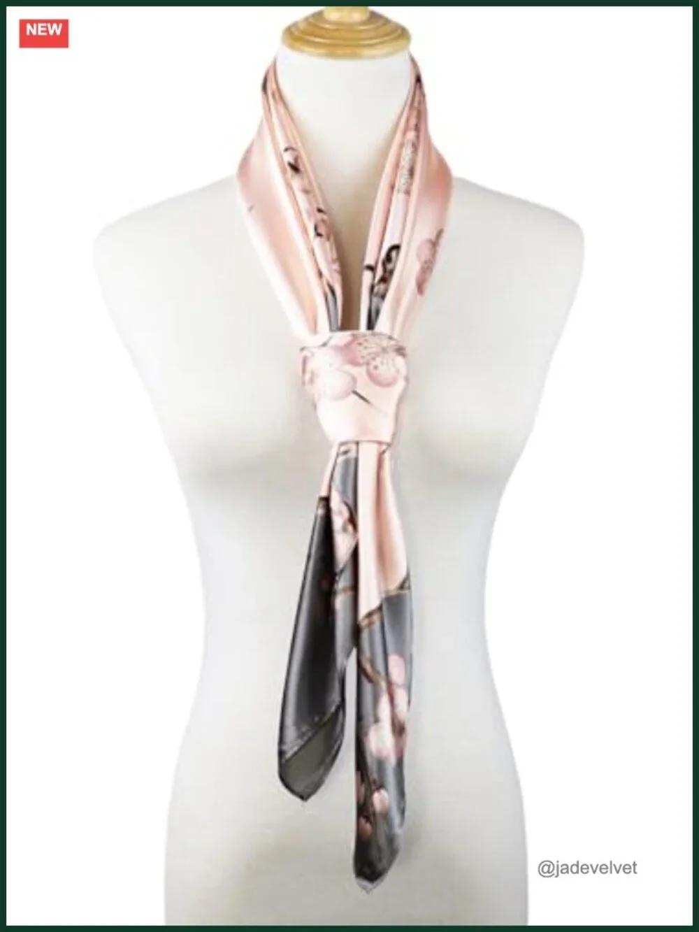 Satin Hair Scarf for Women 35x35 Silk Feel, Head Wrap & Neck Scarf, Fashion
